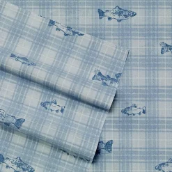 Eddie Bauer 100% Cotton Percale Deep Pocket Sheet Set