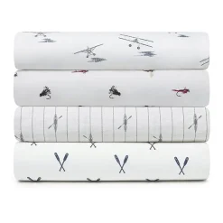 Eddie Bauer 100% Cotton Percale Deep Pocket Sheet Set