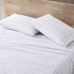 Eddie Bauer 100% Cotton Percale Deep Pocket Sheet Set