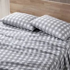 Eddie Bauer 100% Cotton Percale Deep Pocket Sheet Set