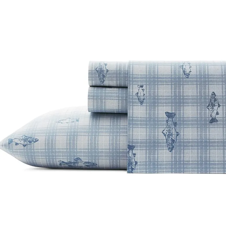 Eddie Bauer 100% Cotton Percale Deep Pocket Sheet Set