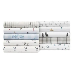 Eddie Bauer 100% Cotton Percale Deep Pocket Sheet Set