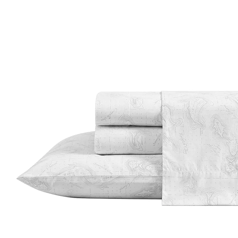 Eddie Bauer 100% Cotton Percale Deep Pocket Sheet Set