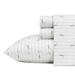 Eddie Bauer 100% Cotton Percale Deep Pocket Sheet Set