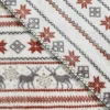 Eddie Bauer Deer Snowflake Washable Throw