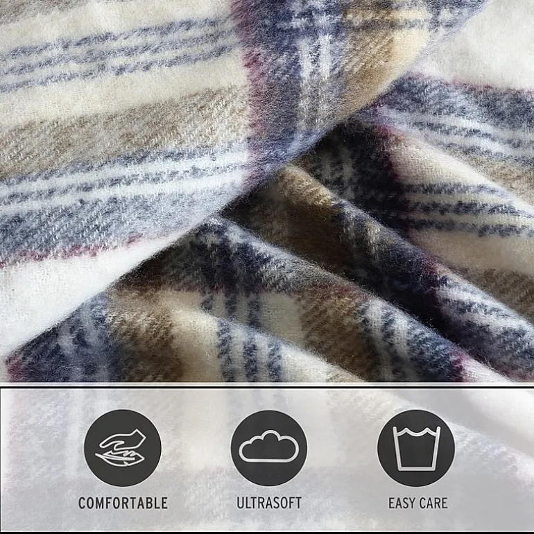 Eddie Bauer Edgewood Plaid Washable Throw