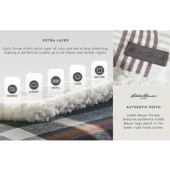 Eddie Bauer Edgewood Washable Lightweight Throw