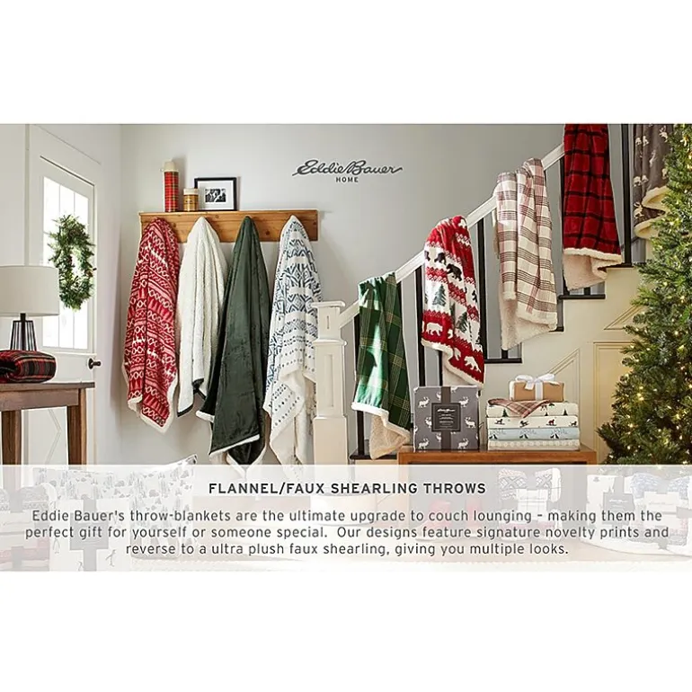 Eddie Bauer Edgewood Washable Lightweight Throw