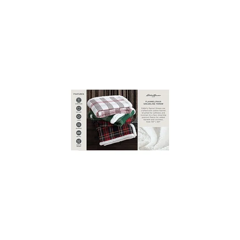 Eddie Bauer Edgewood Washable Lightweight Throw
