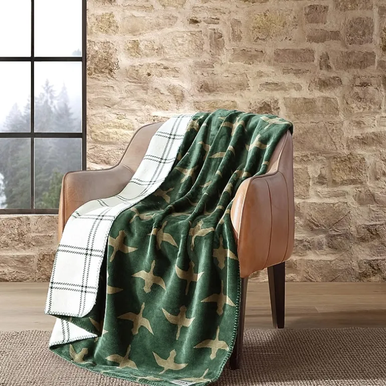 Eddie Bauer Geese 60x70 Washable Throw