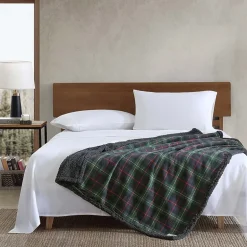 Eddie Bauer Mountain Pine Tartan Washable Lightweight Throw