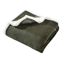 Eddie Bauer Pine Plaid Washable Lightweight Throw