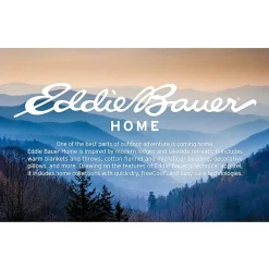 Eddie Bauer Pine Plaid Washable Lightweight Throw