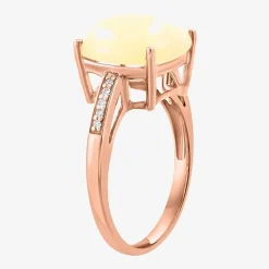 Effy Final Call Womens Genuine Gemstone 14K White/Yellow/Rose Gold Cushion Cocktail Ring