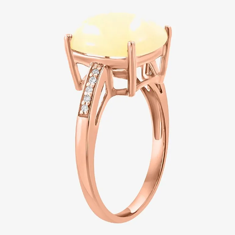 Effy Final Call Womens Genuine Gemstone 14K White/Yellow/Rose Gold Cushion Cocktail Ring