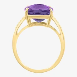 Effy Final Call Womens Genuine Gemstone 14K White/Yellow/Rose Gold Cushion Cocktail Ring