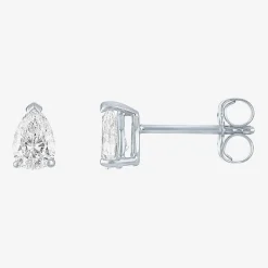 ( E-F/ Si1-Si2 ) 1/2 CT. T.W. Lab-Grown Diamond 10K Gold 5.4mm Pear Stud Earrings