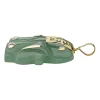 Elephant Womens Genuine Green Jade 14K Gold Pendant