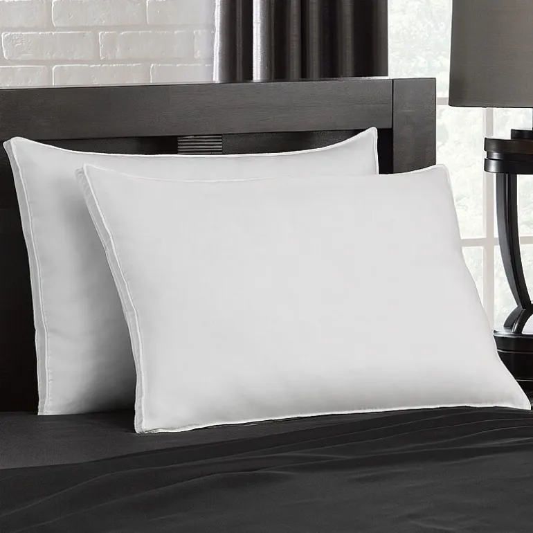 Ella Jayne Gussetted Soft Plush Down Alternative Poly Gel Fiber Stomach Sleeper Pillow