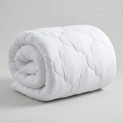 Ella Jayne Lofty 100% Cotton Plush Gel Fiber Filled Mattress Topper
