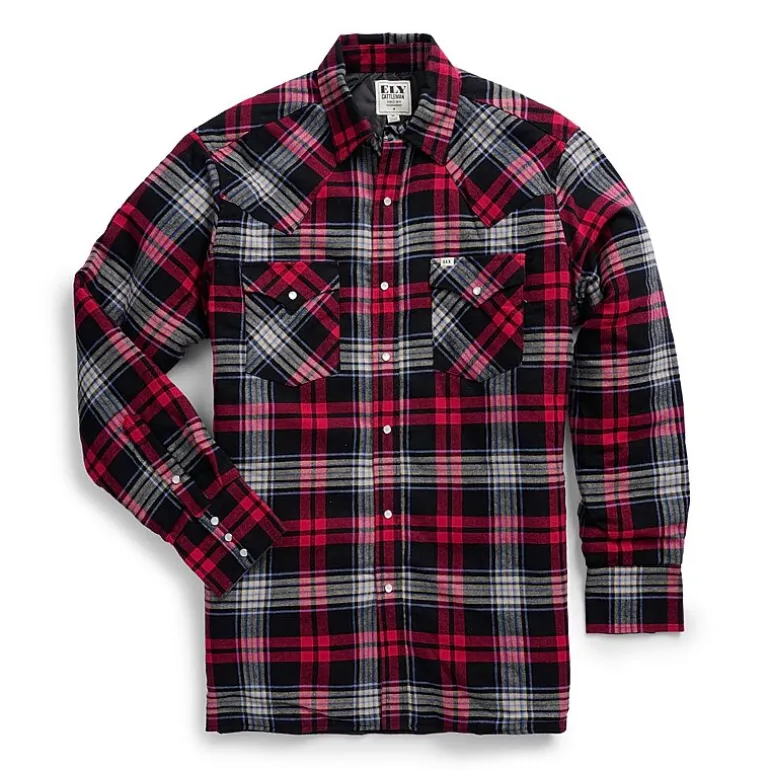 Ely Cattleman Mens Midweight Tall Shirt Jacket