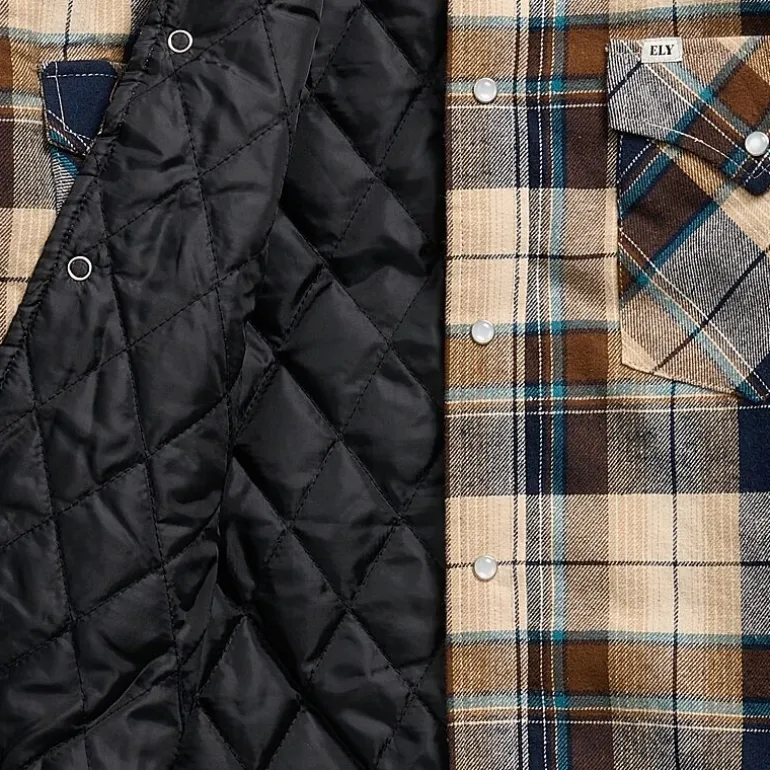 Ely Cattleman Mens Midweight Tall Shirt Jacket