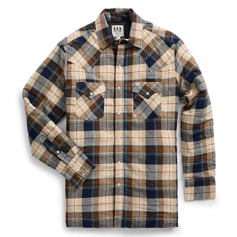Ely Cattleman Mens Midweight Tall Shirt Jacket