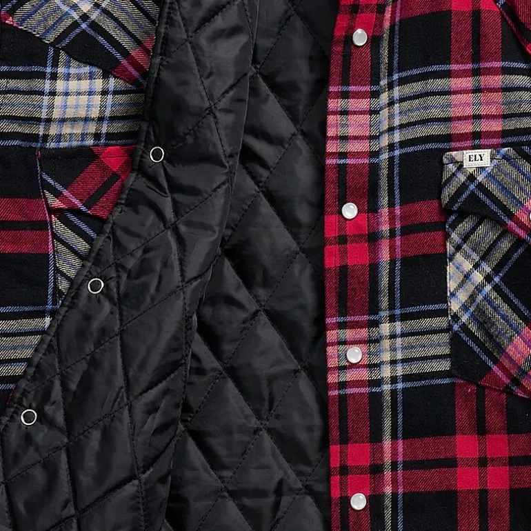 Ely Cattleman Mens Midweight Tall Shirt Jacket