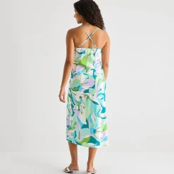 Emerald Sundae Womens Juniors Sleeveless Slip Dress
