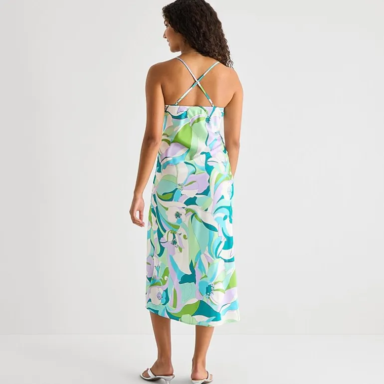 Emerald Sundae Womens Juniors Sleeveless Slip Dress