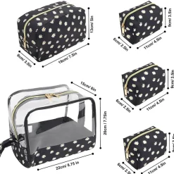 Emma & Chloe 5-pc.Travel Wristlet Set