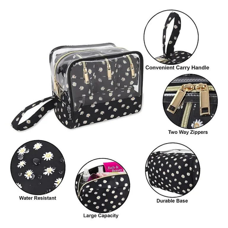 Emma & Chloe 5-pc.Travel Wristlet Set