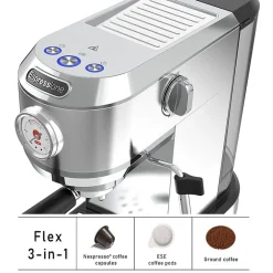 Espressione Flex 3-In-1 Espresso Coffee Machine