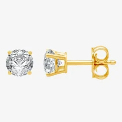 Ever Star 1 CT. T.W. Lab-Grown (G / SI1-SI2) Diamond 10K or 14K Gold Round Stud Earrings