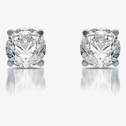 Ever Star 1/2 CT. T.W. Lab-Grown (G / SI1-SI2) Diamond 10K or 14K Gold Round Stud Earrings
