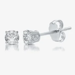 Ever Star 1/2 CT. T.W. Lab-Grown (G / SI1-SI2) Diamond 10K or 14K Gold Round Stud Earrings
