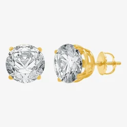 Ever Star 3 CT. T.W. Lab-Grown ( G/SI1-SI2 ) Diamond 14K Gold Round Stud Earrings