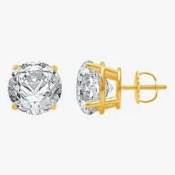 Ever Star 3 CT. T.W. Lab-Grown ( G/SI1-SI2 ) Diamond 14K Gold Round Stud Earrings