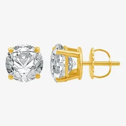 Ever Star 1 3/8 CT. T.W. Lab-Grown (G / SI1-SI2)  Diamond 10K or 14K Gold Round Stud Earrings