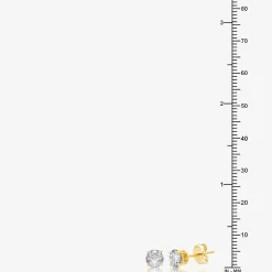 Ever Star 1 1/4 CT. T.W. Lab-Grown (G / SI1-SI2) Diamond 10K or 14K Gold Round Stud Earrings