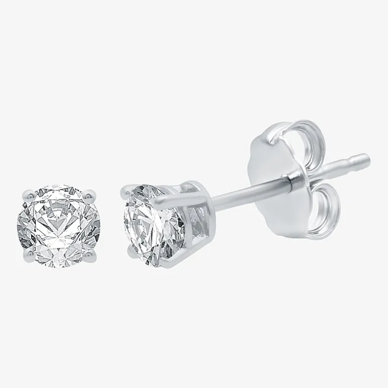 Ever Star 3/4 CT. T.W. Lab-Grown (G / SI1-SI2) Diamond 10K or 14K Gold Round Stud Earrings