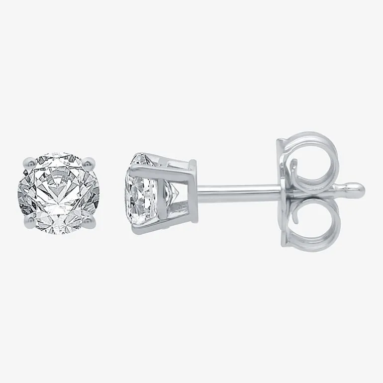 Ever Star 3/4 CT. T.W. Lab-Grown (G / SI1-SI2) Diamond 10K or 14K Gold Round Stud Earrings
