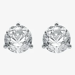 Ever Star (E-F / Si1-Si2) 3 CT. T.W. Lab Grown White Diamond 14K Gold 8.3mm Round Stud Earrings