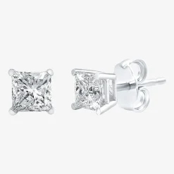 Ever Star (F / Vs2) 1 1/2 CT. T.W. Lab Grown White Diamond 14K Gold Stud Earrings