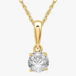Ever Star (G / SI1-SI2) 1 CT. T.W. Lab Grown White Diamond 10K White Gold Round 2-pc. Jewelry Set
