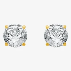 Ever Star (G / VS2) 1 1/2 CT. T.W. Lab Grown White Diamond 14K Gold 5.8mm Stud Earrings