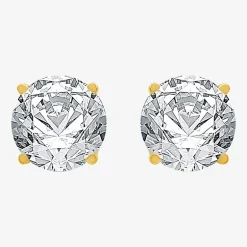 Ever Star (G / Vs1-Vs2) 4 CT. T.W. Lab Grown White Diamond 14K Gold Round Stud Earrings