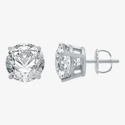 Ever Star (G / Vs1-Vs2) 4 CT. T.W. Lab Grown White Diamond 14K Gold Round Stud Earrings