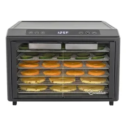 Excalibur 6 Tray Select Digital Dehydrator, in Stainless Steel