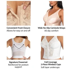 Exquisite Form Fully Full Coverage Longline Unlined Full Coverage Bra 5107565